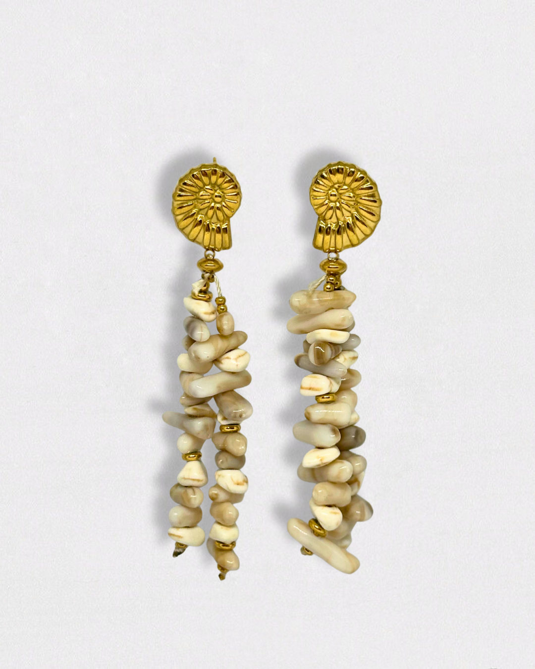 Pendientes Corallo Vivo Blanco