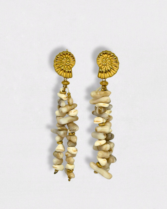 Pendientes Corallo Vivo Blanco