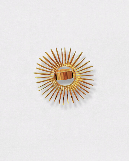 Anillo Rayos Dorados