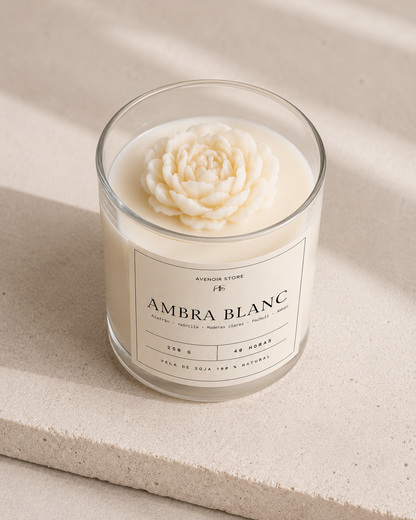Vela Aromática Ambra Blanc