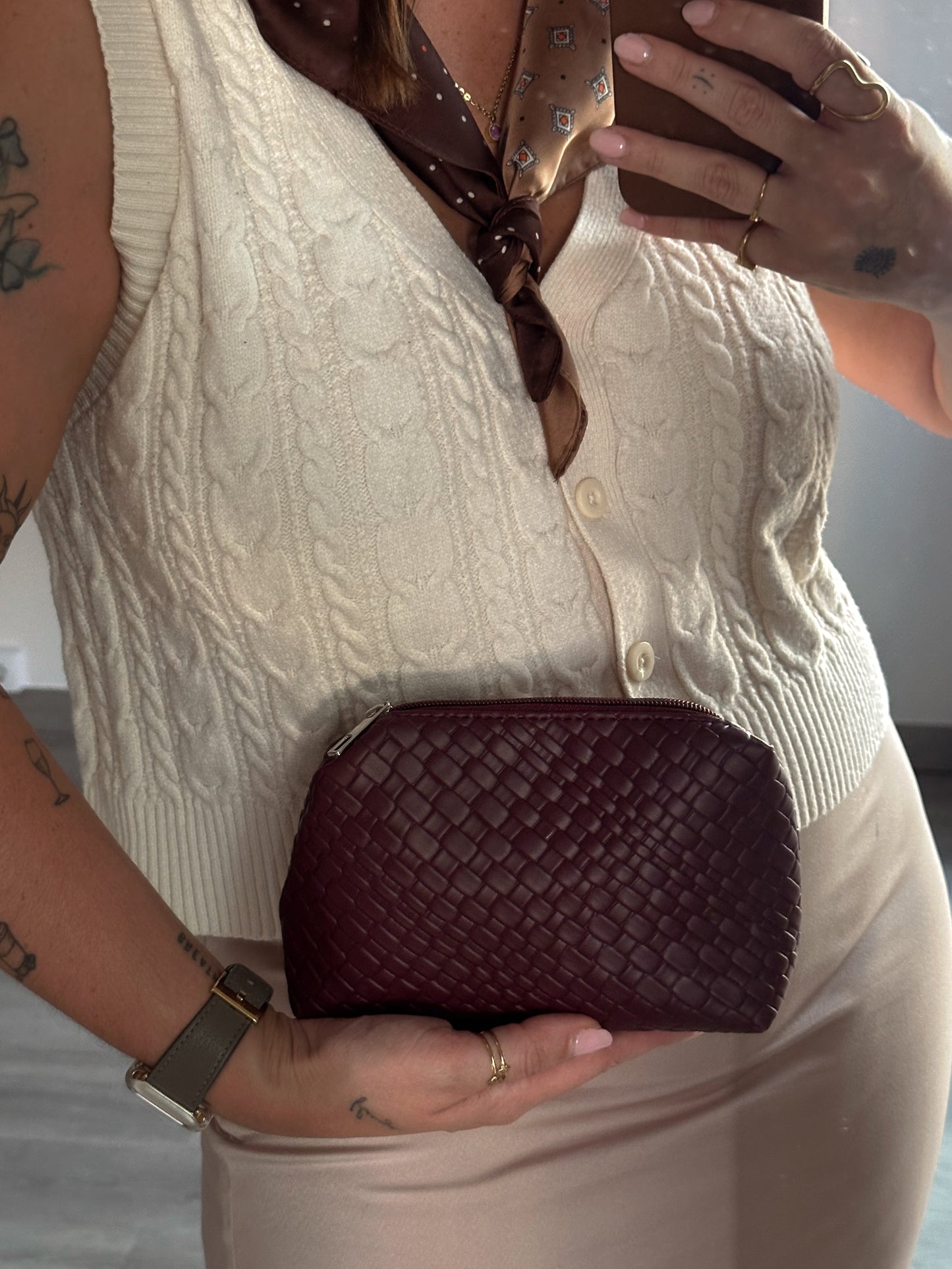 Bolso Arezzo Burdeos