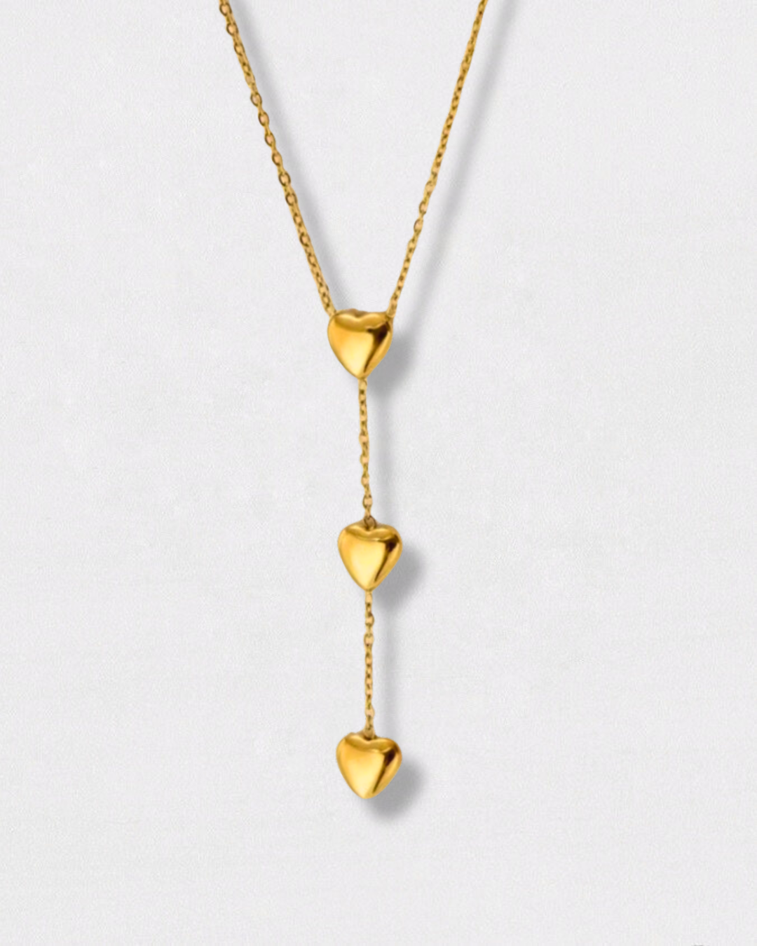 Collar Trío de corazones