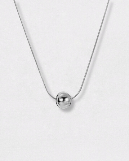Collar Esfera Plata