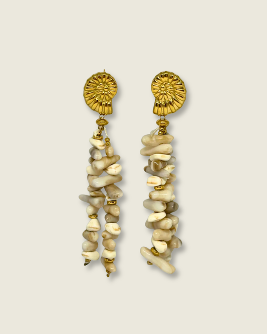 Pendientes Corallo Vivo Blanco