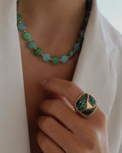 Collar Verde Agua