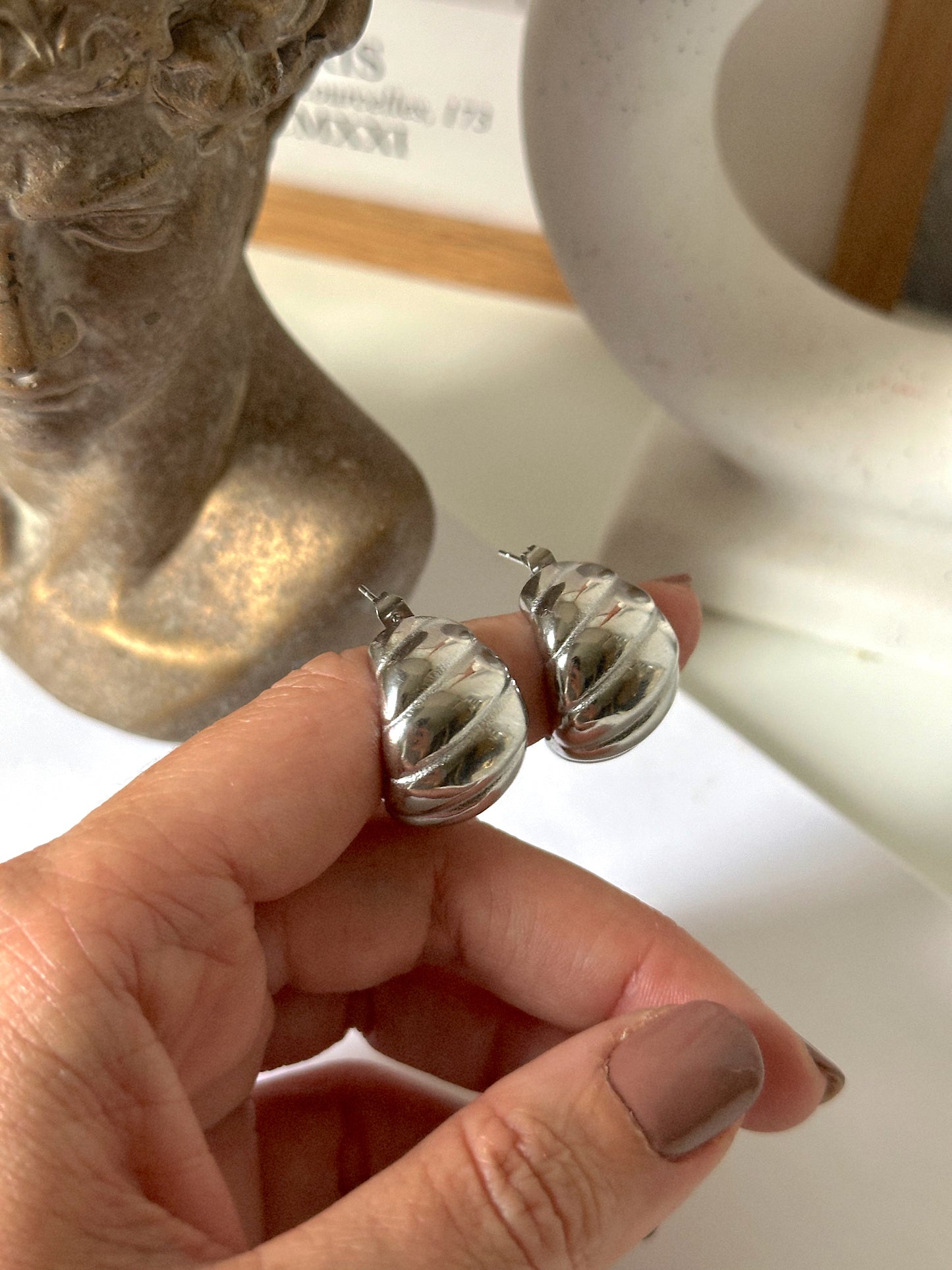 Pendientes Croissant