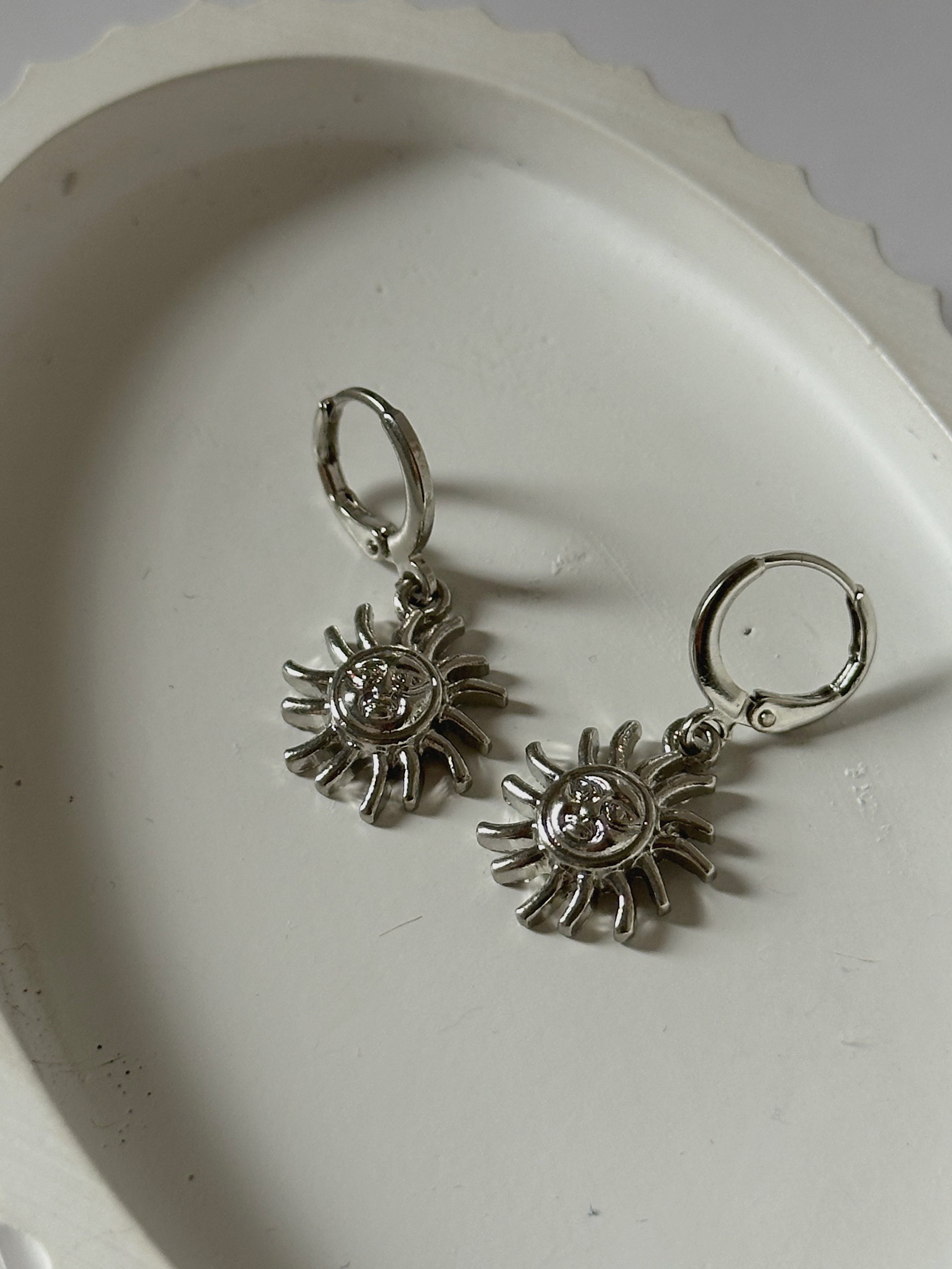 Pendientes Petite Soleil Plata