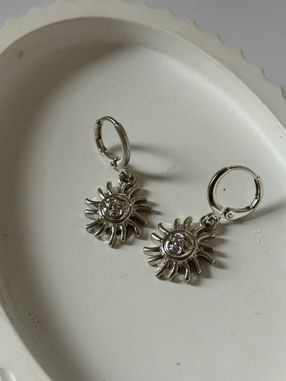 Pendientes Petite Soleil Plata