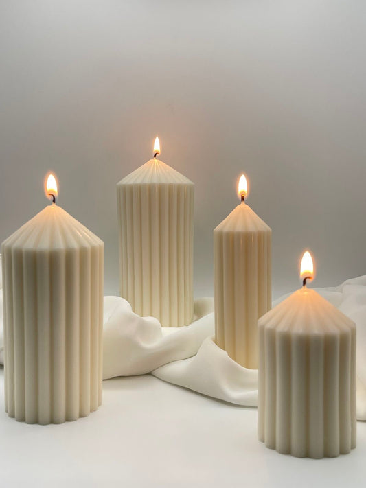 Pack velas de soja prisma