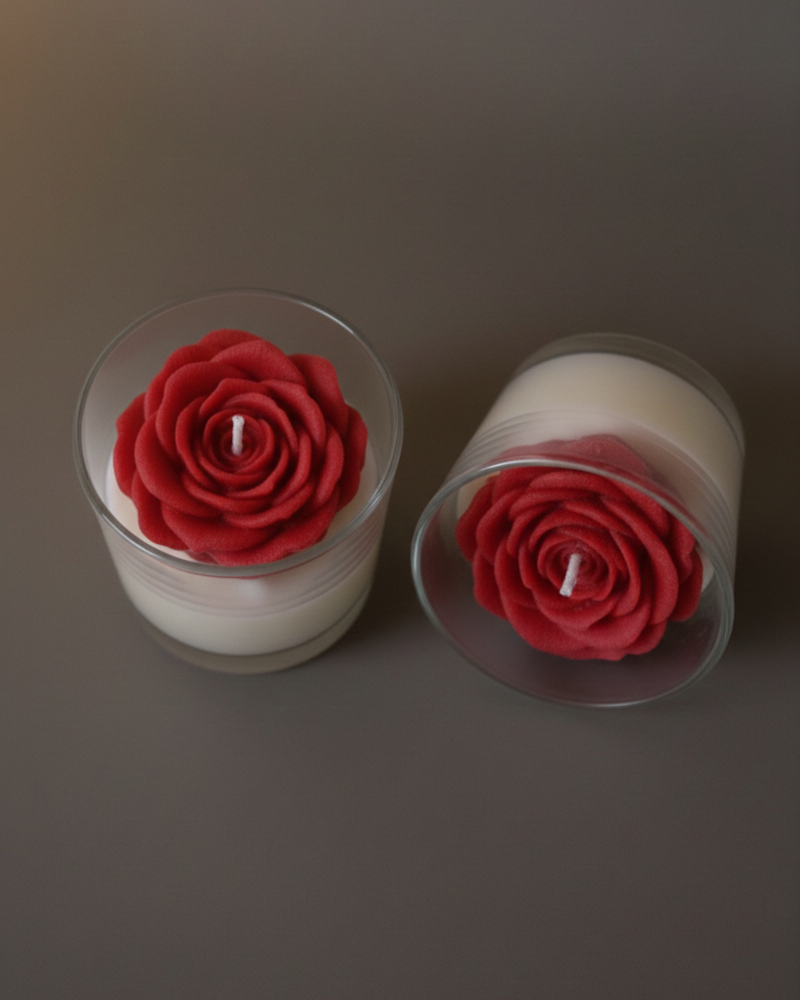 Vela Aromática Rosa de Cristal