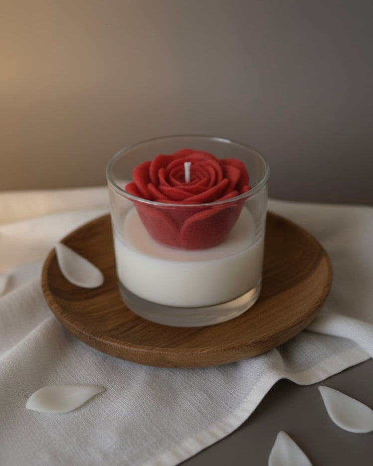 Vela Aromática de Rosa