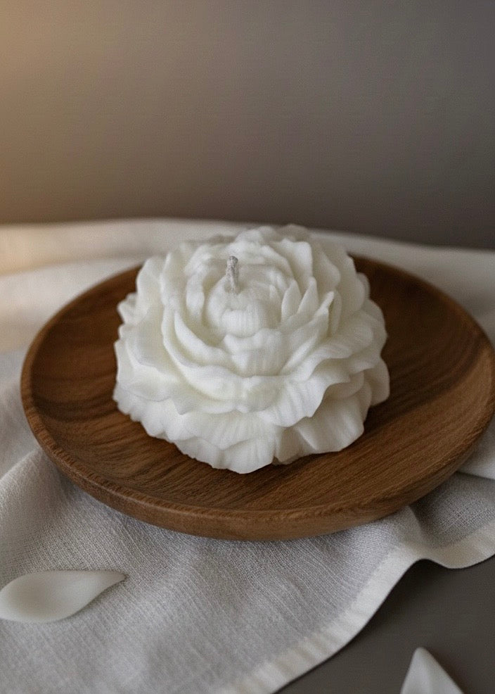 Vela de soja Peonía