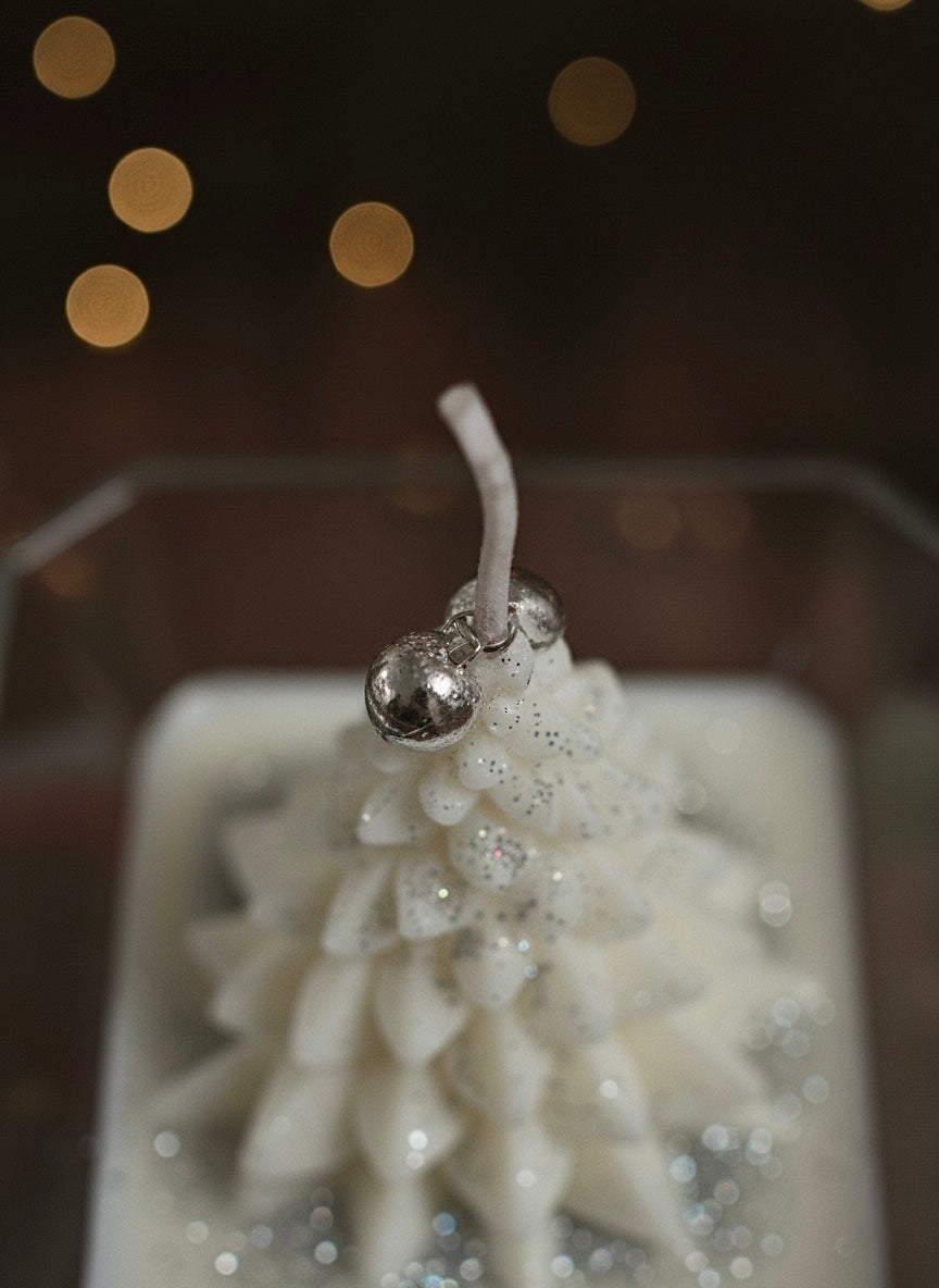 Vela de soja abeto de Navidad