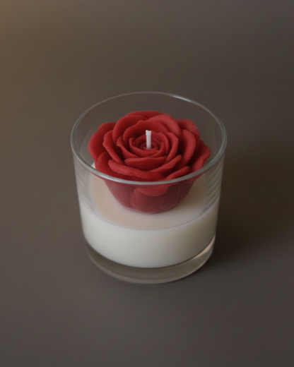 Vela de soja de Rosa