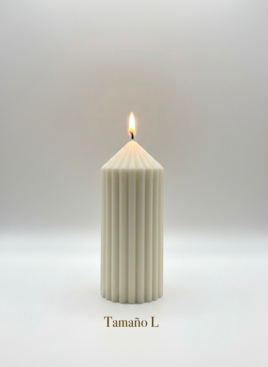 Vela de soja prisma tamaño L