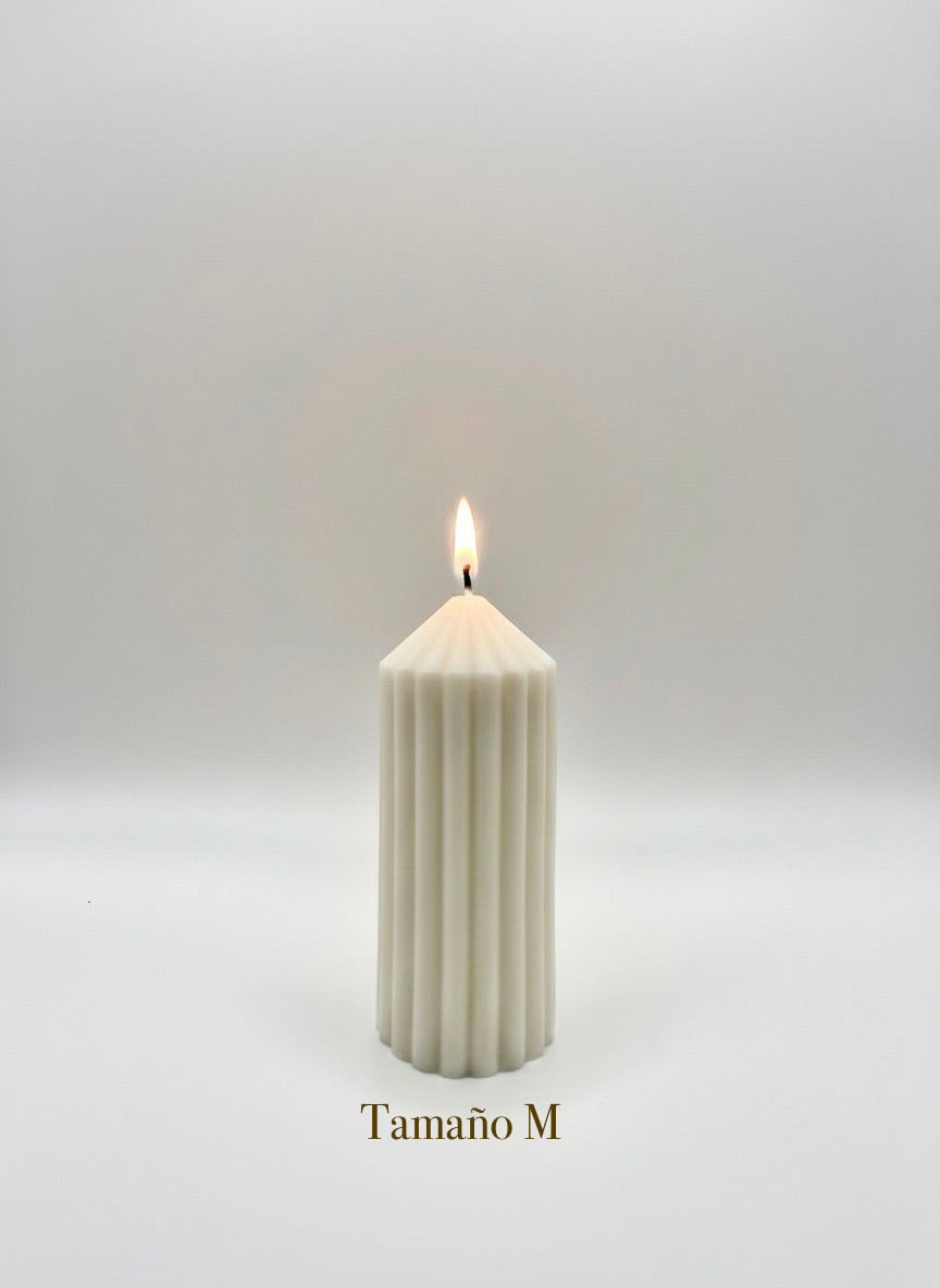 Vela de soja prisma tamaño M