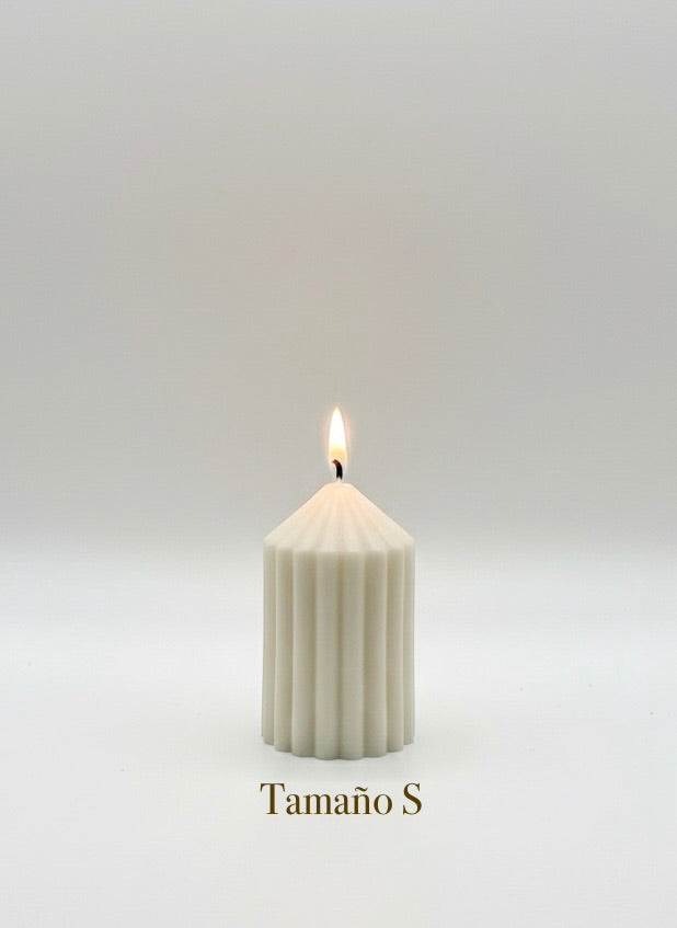 Vela de soja prisma tamaño S