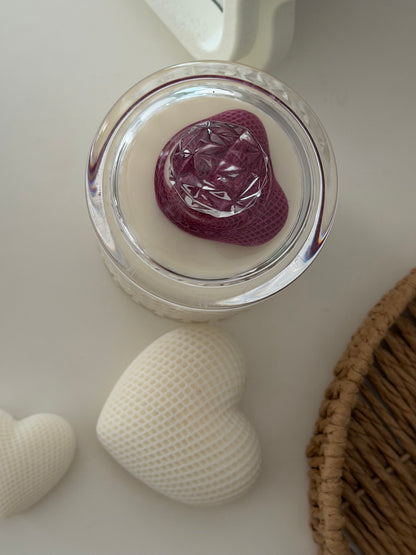 Vela de soja san valentin